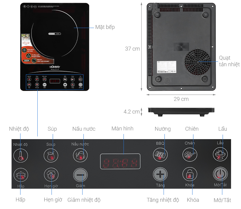 Bếp từ Hommy AI-32