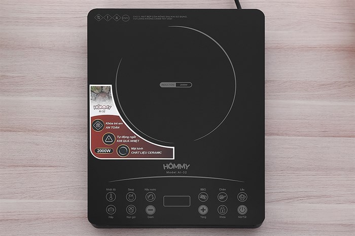 Bếp từ Hommy AI-32 Màu Đen