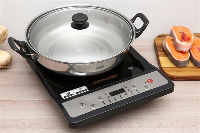 Bếp từ đơn Sunhouse SHD6159 1800W Màu Đen