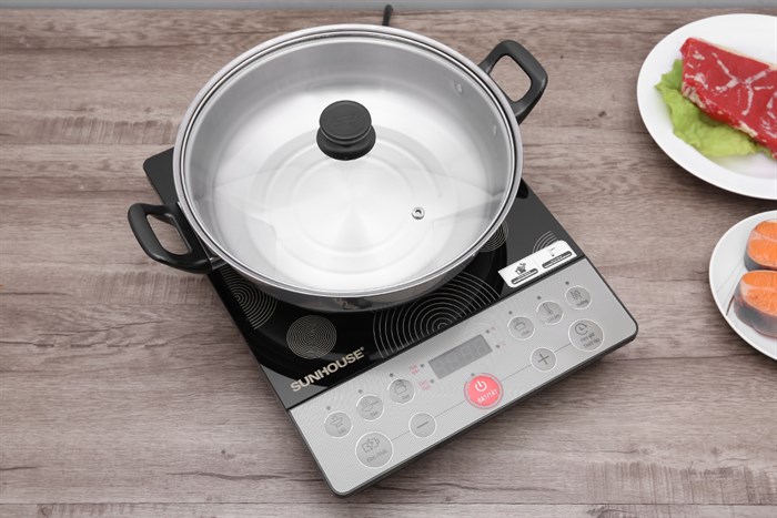 Bếp từ đơn Sunhouse SHD6162 2000W Màu Đen