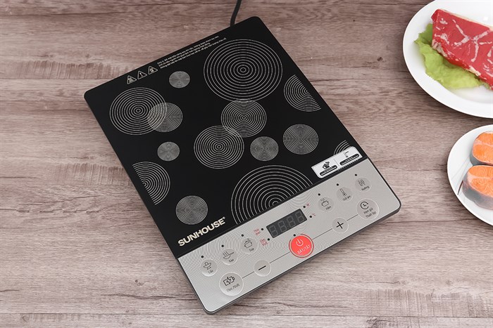 Bếp từ đơn Sunhouse SHD6162 2000W Màu Đen