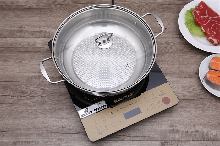 Bếp từ đơn Sunhouse SHD6867 2000W Màu Đen