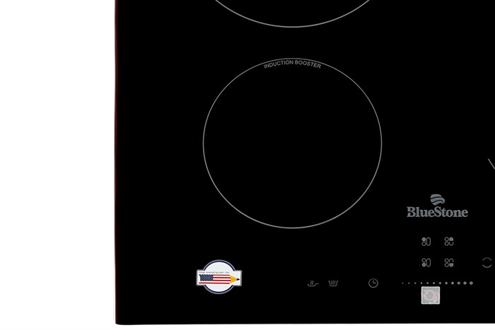 Bếp từ 3 vùng nấu lắp âm BlueStone ICB-6845 Màu Đen