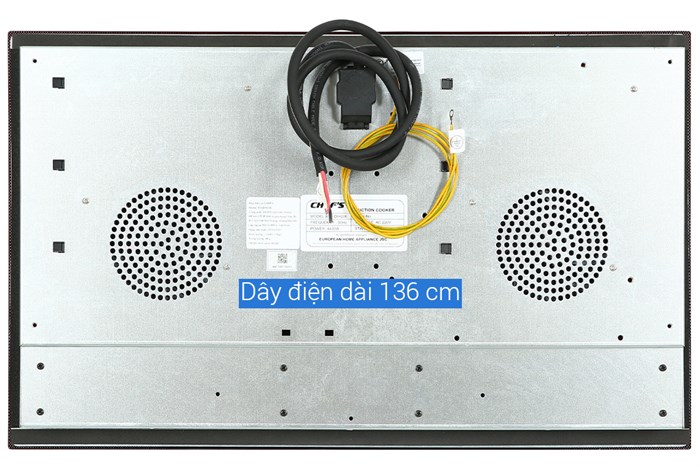 Bếp từ đôi lắp âm Chef's EH-DIH206 Màu Đen