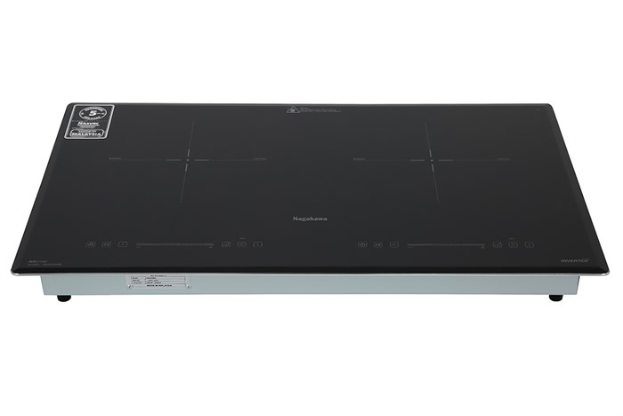 Bếp từ đôi lắp âm Nagakawa NK2C05MB Màu Đen