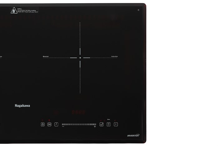 Bếp từ đôi lắp âm Nagakawa NK2C05MB Màu Đen