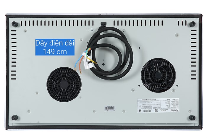 Bếp từ đôi lắp âm Nagakawa NK2C05MB Màu Đen