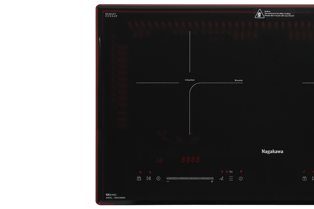 Bếp từ đôi lắp âm Nagakawa NK2C08MS - 5