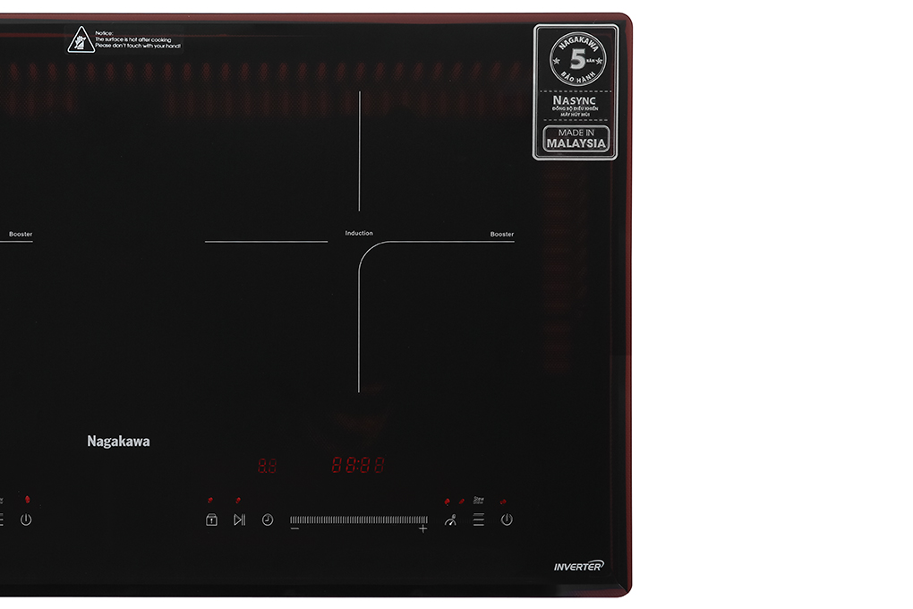 Bếp từ đôi lắp âm Nagakawa NK2C08MS - 6