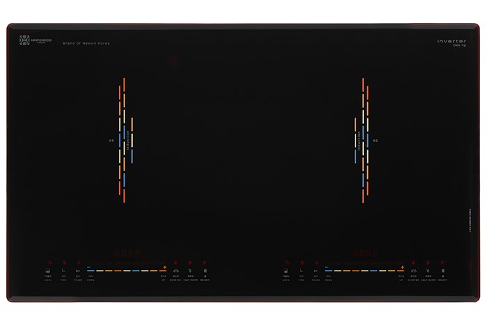 Bếp từ đôi lắp âm Hawonkoo CEH-211-II Màu Đen