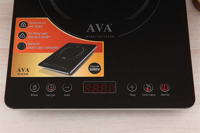 Bếp từ AVA FS-IC324 Màu Đen