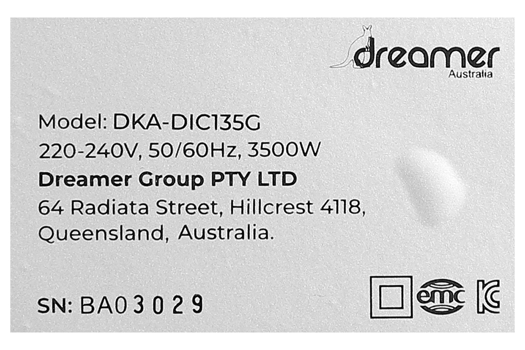 Bếp từ đôi Dreamer DKA-DIC135G 3500W - 9