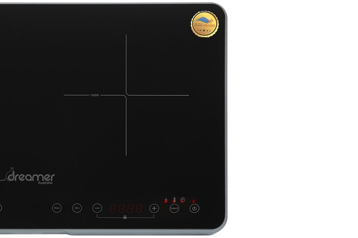 Bếp từ đôi Dreamer DKA-DIC135G 3500W Màu Xám