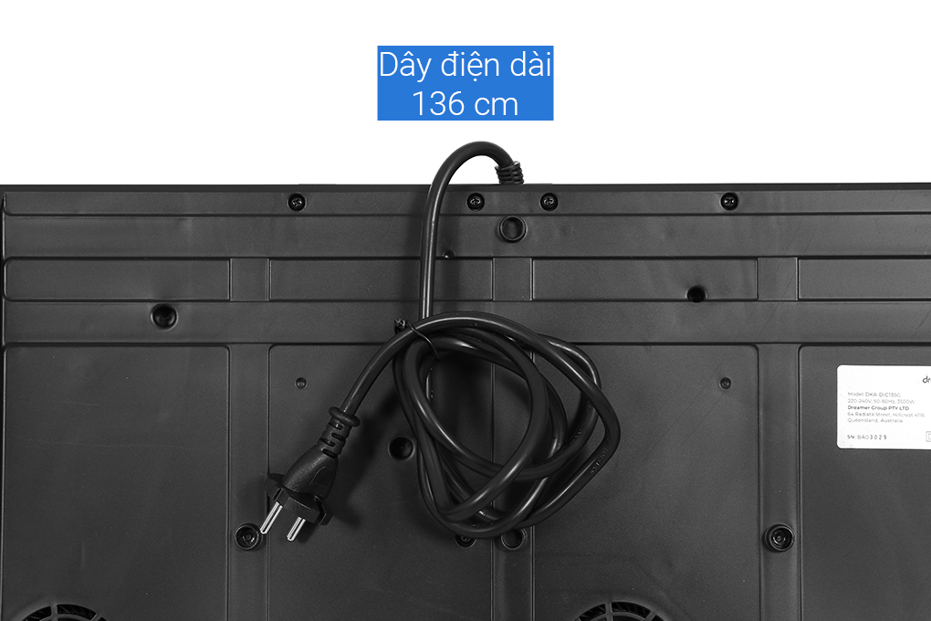 Bếp từ đôi Dreamer DKA-DIC135G 3500W - 8