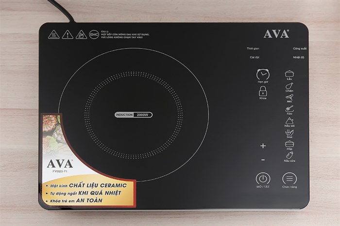 Bếp từ AVA FYM20-71 Màu Đen