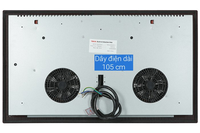 Bếp từ đôi lắp âm Teka IBC 7320 D Màu Đen