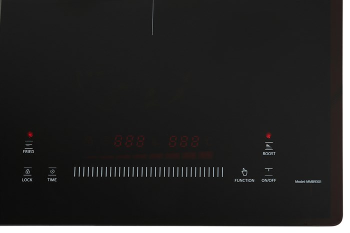 Bếp từ đôi lắp âm Sunhouse Mama MMB9301 Màu Đen