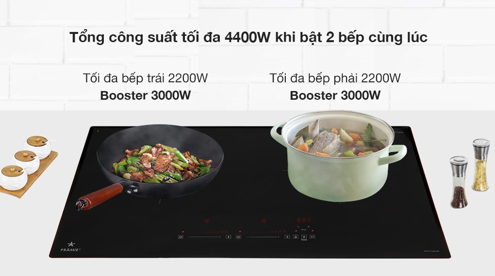 Bếp từ đôi lắp âm Pramie PRTH-2022 - 4