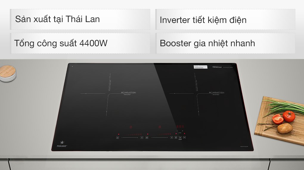 Bếp từ đôi lắp âm Pramie PRTH-2022 - 2