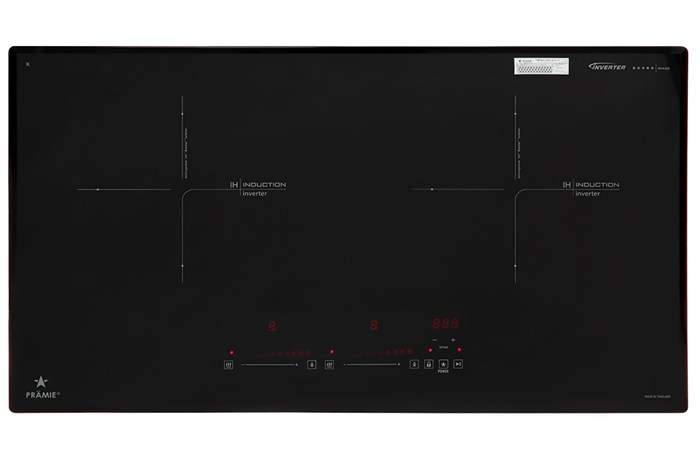 Bếp từ đôi lắp âm Pramie PRTH-2022 Màu Đen