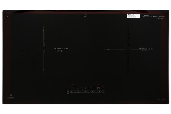 Bếp từ đôi lắp âm Pramie IPP6588 Màu Đen