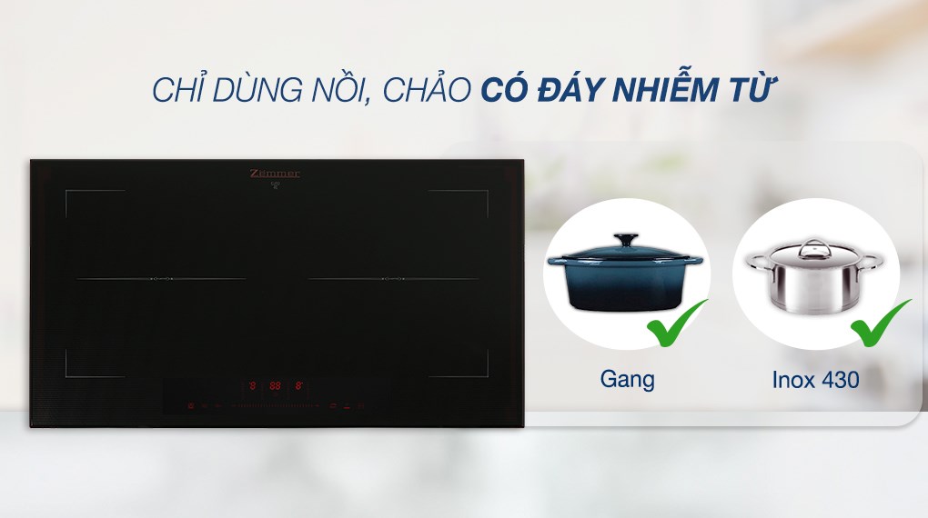 Bếp từ đôi lắp âm Zemmer IHZ752PROX