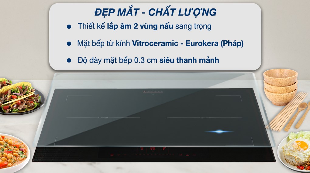 Bếp từ đôi lắp âm Zemmer IHZ752PROX