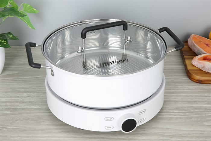 Bếp từ Sunhouse mama SHD6882 Màu Trắng - Đen