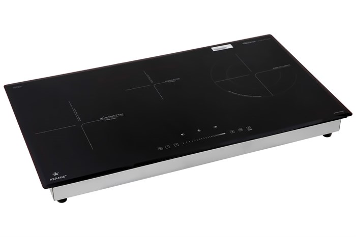 Bếp từ hồng ngoại 3 vùng nấu âm Pramie PRTH-3201 5000W Màu Đen