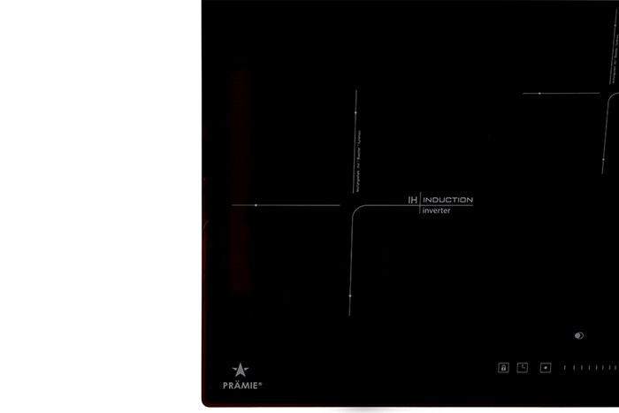 Bếp từ hồng ngoại 3 vùng nấu âm Pramie PRTH-3201 5000W Màu Đen