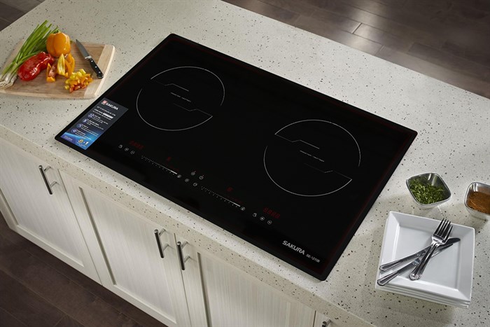 Bếp từ đôi âm Sakura SE-1270B 3600W Màu Đen