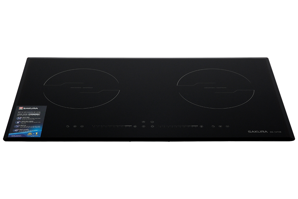 Bếp từ đôi âm Sakura SE-1270B 3600W Màu Đen
