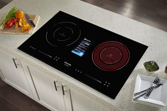 Bếp từ hồng ngoại âm Sakura SE-3260B 4700W Màu Đen