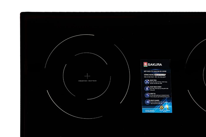 Bếp từ hồng ngoại âm Sakura SE-3260B 4700W Màu Đen