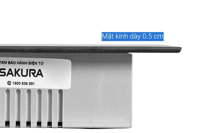 Bếp từ hồng ngoại âm Sakura SE-3260B 4700W Màu Đen