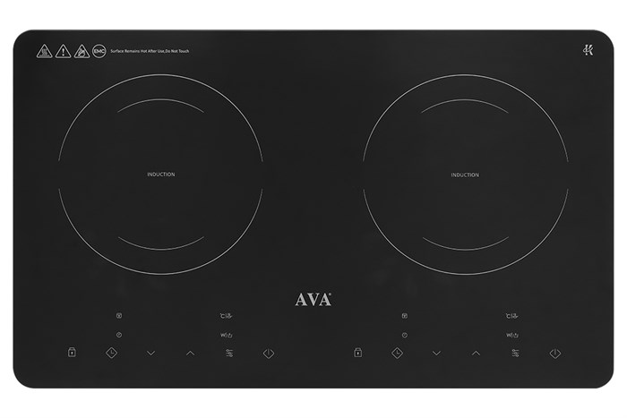 Bếp từ đôi AVA ID35-T01 Màu Đen