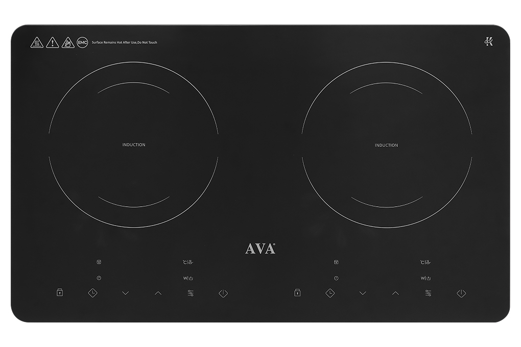 Bếp từ đôi AVA ID35-T01 Màu Đen