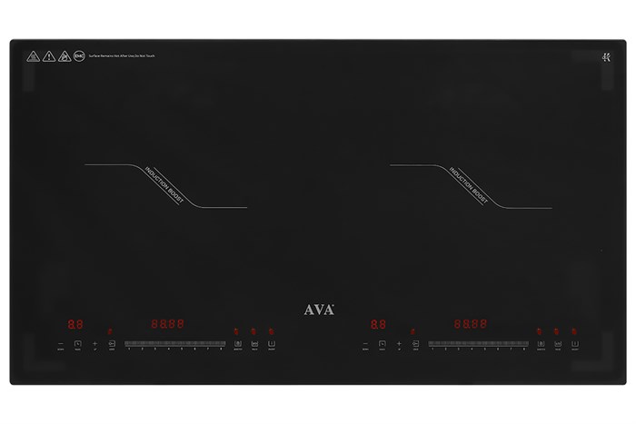Bếp từ đôi lắp âm AVA LY-DS3S Màu Đen