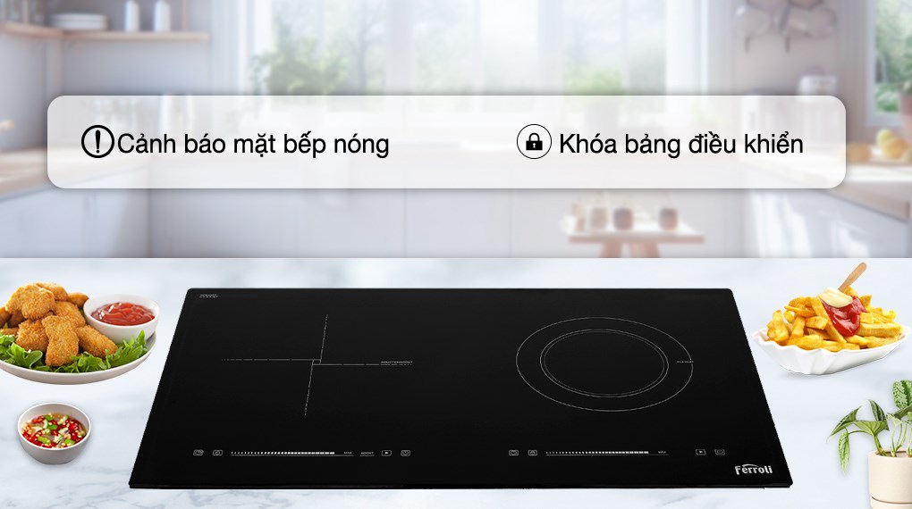 Bếp từ hồng ngoại âm Ferroli IC4200DD 4200W