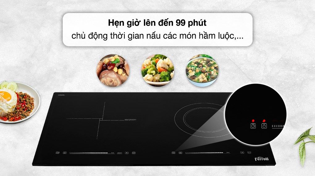 Bếp từ hồng ngoại âm Ferroli IC4200DD 4200W
