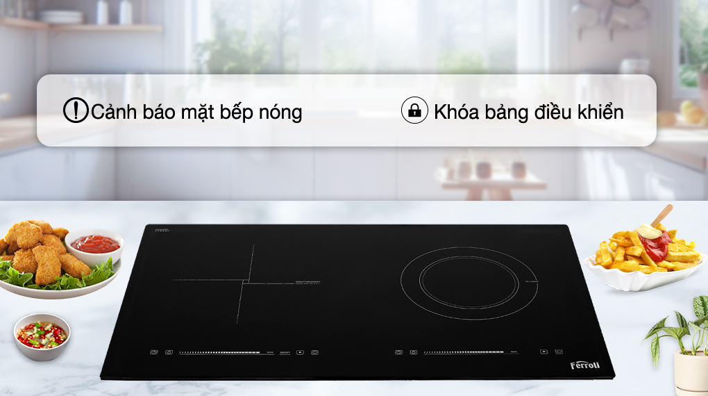 Tính năng an toàn - Bếp từ hồng ngoại Ferroli IC4200DD
