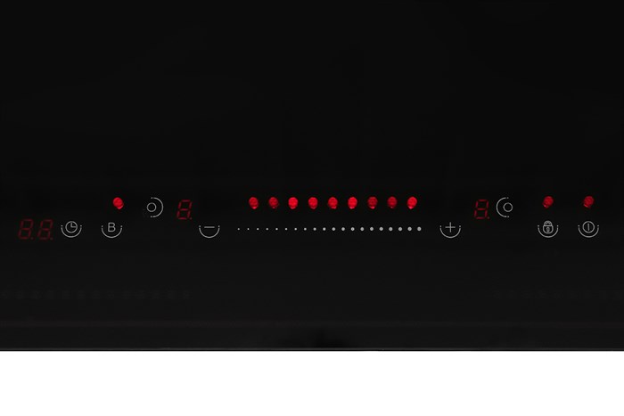 Bếp từ đôi lắp âm Rapido RI4000DS Màu Đen