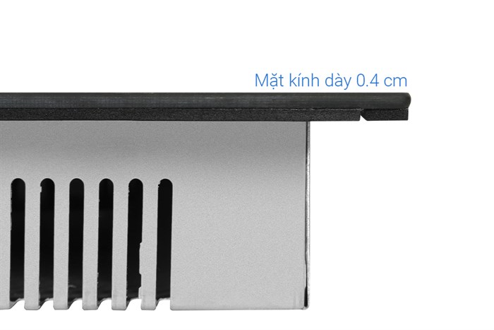 Bếp từ đôi lắp âm Rapido RI4000DS Màu Đen