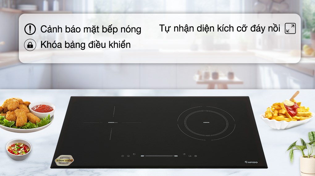 Bếp từ hồng ngoại âm Rapido RC4200DS 4400W