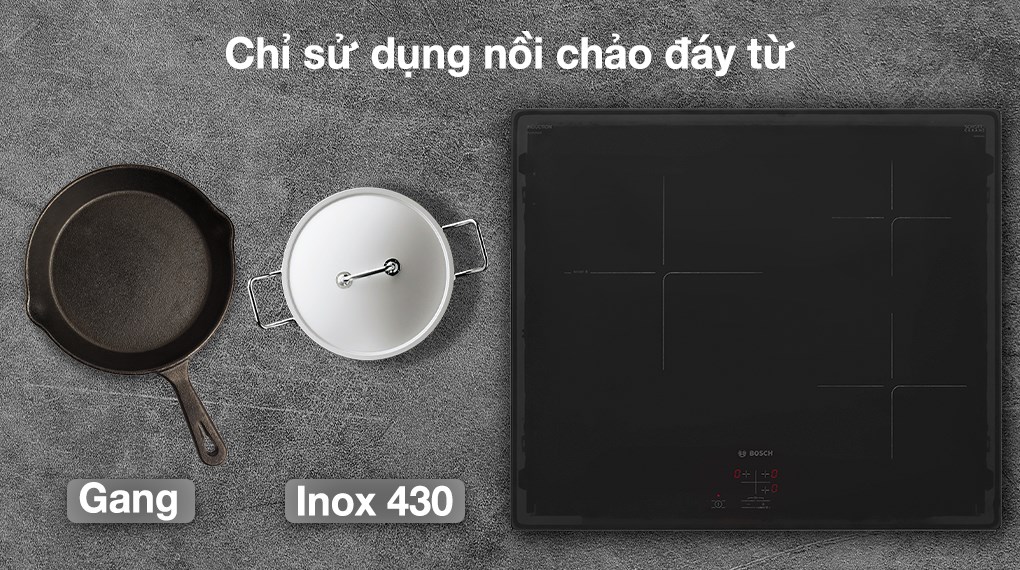 Bếp từ 3 vùng nấu lắp âm Bosch PUC61KAA5E