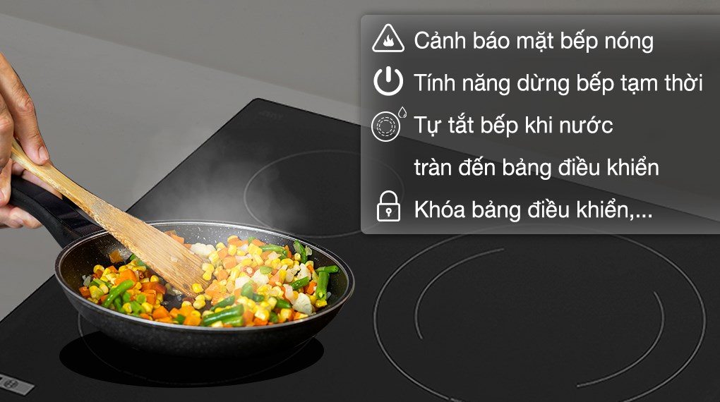 Bếp từ 3 vùng nấu lắp âm Bosch PUJ61RBB5E