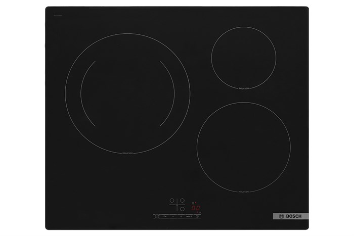 Bếp từ 3 vùng nấu lắp âm Bosch PUJ61RBB5E Màu Đen