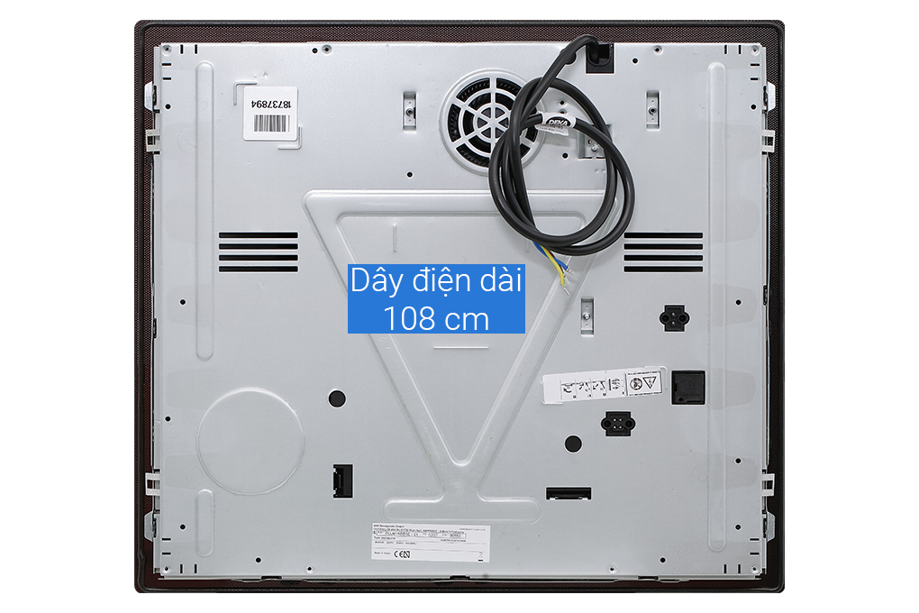 Bếp từ 3 vùng nấu lắp âm Bosch PUJ61RBB5E Màu Đen