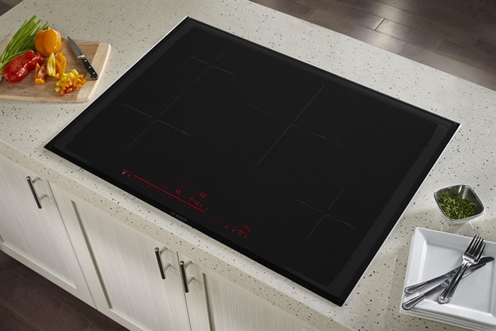 Bếp từ 4 vùng nấu lắp âm Bosch PIE875DC1E Màu Đen