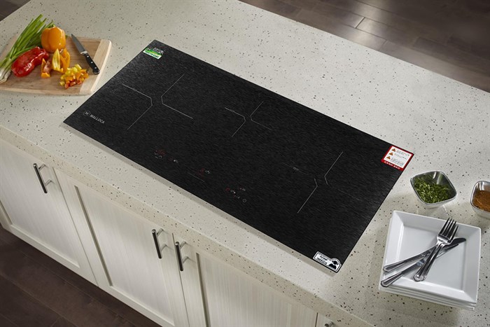 Bếp từ 3 vùng nấu lắp âm Malloca MH-03IS Màu Bạc